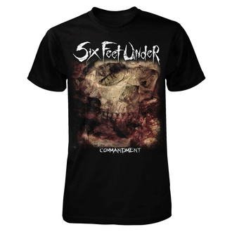 Herren T-Shirt Metal Six Feet Under - Commandment - ART WORX, ART WORX, Six Feet Under