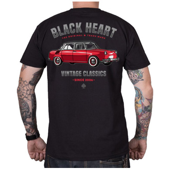 Herren T-Shirt Street - VINTAGE MB - BLACK HEART, BLACK HEART