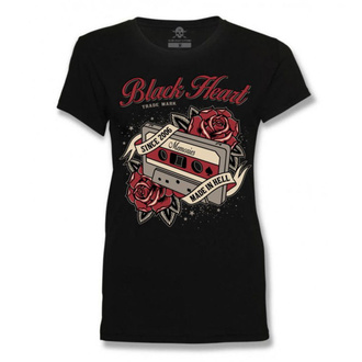Damen T-Shirt Street - OLD SCHOOL - BLACK HEART, BLACK HEART