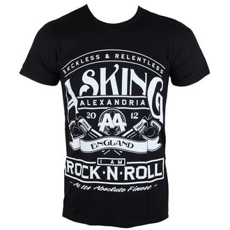Herren T-Shirt   Asking Alexandria - Rock'N'Roll - Black - ROCK OFF - ASK05