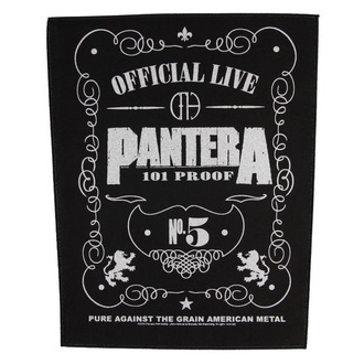 Großer Aufnäher     Pantera - 101% Proof - RAZAMATAZ - BP0896