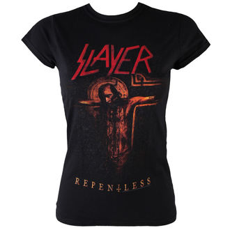 Damen T-Shirt Slayer - Repentless Crucifix - ROCK OFF - SLAYTEE28MB