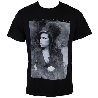 Männer Shirt Amy Winehouse - Flower Portrait - ROCK OFF, ROCK OFF, Amy Winehouse