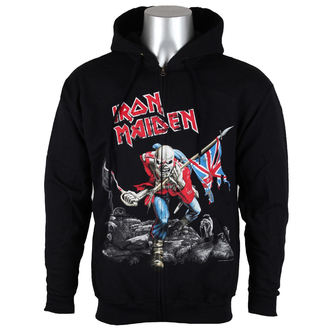 Sweatshirt Men Iron Maiden - Scuffed Trooper - ROCK OFF - IMHOOD06MB