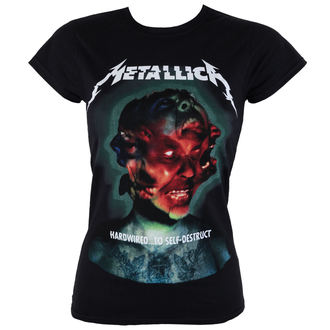 Damen T-Shirt Metallica - Hardwired Album Cover - ATMOSPHERE -  RTMTLGSBHAR