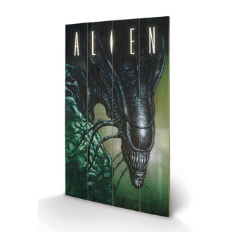 Holz Bild Alien - Creep - Pyramid Posters, PYRAMID POSTERS, Alien: Das unheimliche Wesen aus einer fremden Welt