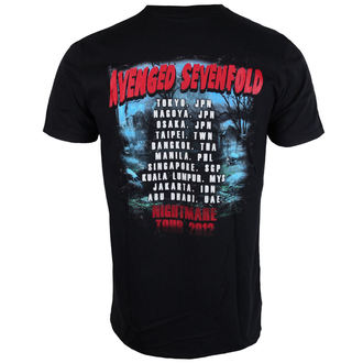 Herren Metal T-Shirt Avenged Sevenfold - Buried Alive Tour 2012 - ROCK OFF, ROCK OFF, Avenged Sevenfold