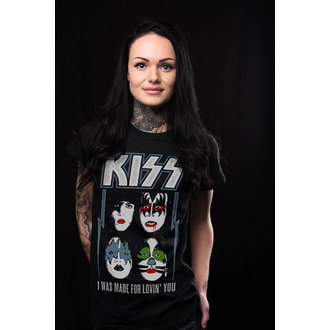 Dmen T-Shirt Metal Kiss - I Was Made For Lovin' You - HYBRIS, HYBRIS, Kiss