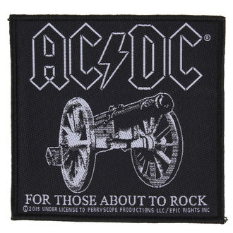 Aufnäher AC / DC - FOR THOSE ABOUT TO ROCK - RAZAMATAZ - SP2827