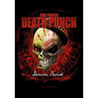 Flagge Five Finger Death Punch - Dapper, HEART ROCK, Five Finger Death Punch