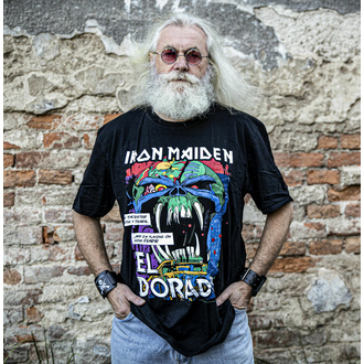 Herren-T-Shirt Iron Maiden - El Dorado BL - ROCK OFF, ROCK OFF, Iron Maiden