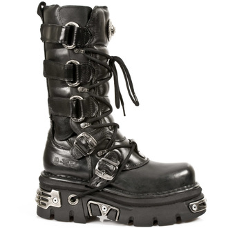 Schuhe NEW ROCK  - Girdle Boots (474-S1) Black - N-8-11-700-00