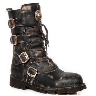 NEW ROCK BOOTS IN UNISEX - MARRON VINTAGE - COMFORT COLLECTION, NEW ROCK
