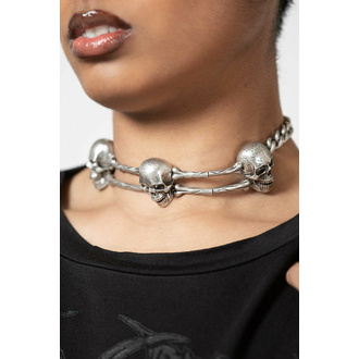 KILLSTAR Halskette - Naveen - Silberfarben aus Metall , KILLSTAR