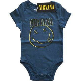 Baby-Body Nirvana - Inverse Smiley Toddler - MARINEBLAU, ROCK OFF, Nirvana