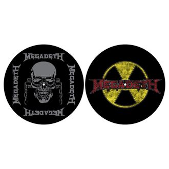 RAZAMATAZ - 2er Set Pads für Schallplattenteller - MEGADETH - RADIOACTIVE, RAZAMATAZ, Megadeth