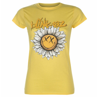 Damen T-Shirt Blink 182 - Sunflower - GELB - ROCK OFF, ROCK OFF, Blink 182
