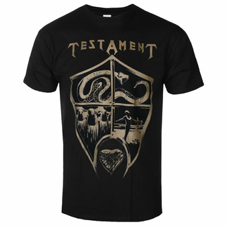 Herren T-Shirt -TESTAMENT - CREST SHIELD - PLASTIC HEAD, PLASTIC HEAD, Testament