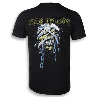 Herren T-Shirt Metal Iron Maiden - Powerslave Head & Logo - ROCK OFF - IMTEE78MB