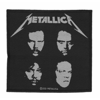 Aufnäher METALLICA - BLACK ALBUM, RAZAMATAZ, Metallica