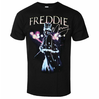Herren T-Shirt QUEEN - Freddie Mercury - Freddie Crown - Schwarz, NNM, Queen
