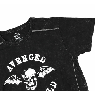 Herren T-Shirt Avenged Sevenfold - Logo - Snow Wash, ROCK OFF, Avenged Sevenfold