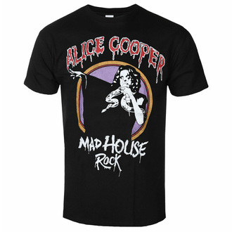 Herren T-Shirt Alice Cooper - Mad House Rockn - ROCK OFF, ROCK OFF, Alice Cooper
