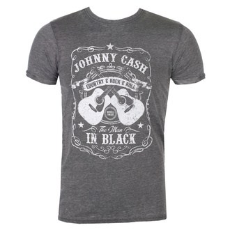 Herren T-Shirt Metal Johnny Cash - The Man In Black - ROCK OFF, ROCK OFF, Johnny Cash