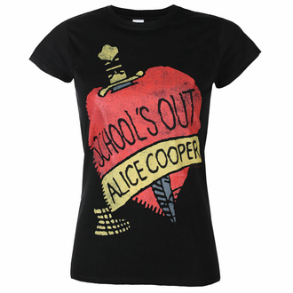 Damen T-Shirt Alice Cooper - Schools Out Skinny - SCHWARZ - ROCK OFF, ROCK OFF, Alice Cooper
