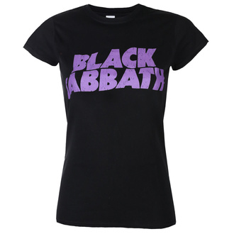 Damen T-shirt Black Sabbath - Wavy Logo - ROCK OFF