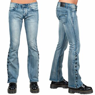 WORNSTAR - Herren Jeans - Hellraiser Side - Klassisch Blau, WORNSTAR