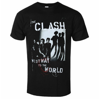 Herren T-Shirt Clash - Westway To The World - SCHWARZ - ROCK OFF, ROCK OFF, Clash