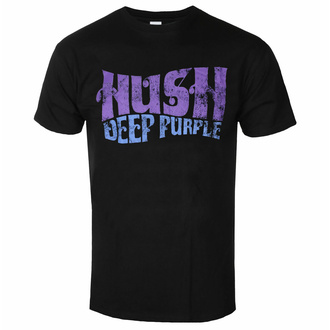 Herren T-Shirt Deep Purple - Hush - SCHWARZ - ROCK OFF, ROCK OFF, Deep Purple