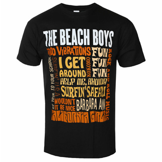 Herren T-Shirt Beach Boys - Bets of - SCHWARZ - ROCK OFF, ROCK OFF, Beach Boys