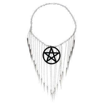 Halskette Luciferothica - Pentagram Black, LUCIFEROTHICA