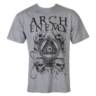 Herren T-Shirt Arch Enemy - Pyramid - grau - MER035
