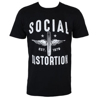 Herren T-Shirt Metal Social Distortion - WINGED WHEEL - PLASTIC HEAD - PH10167