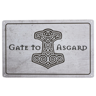 Schild Deko Tgate to Asgard Rockbites - 102005