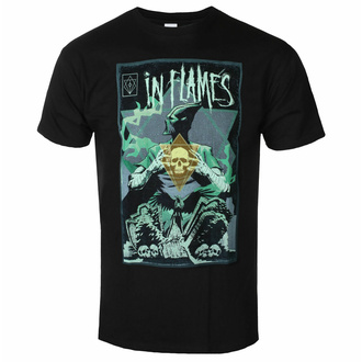 Herren T-Shirt In Flames - Comic Cover - Schwarz - DRM14044000