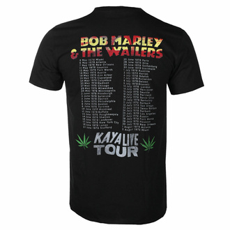 Herren T-Shirt Bob Marley - Kaya Tour - SCHWARZ - ROCK OFF, ROCK OFF, Bob Marley