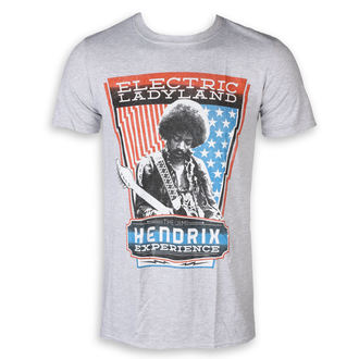 Herren T-Shirt Metal Jimi Hendrix - Electric - ROCK OFF, ROCK OFF, Jimi Hendrix