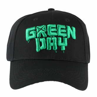 Kappe Cap Green Day - Dripping Logo - ROCK OFF, ROCK OFF, Green Day