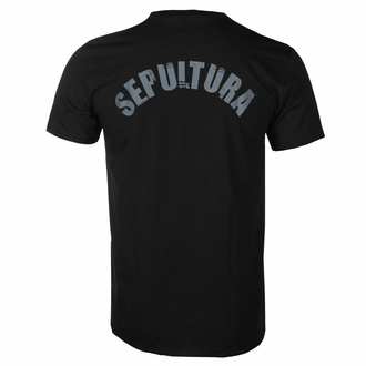 Herren T-Shirt Sepultura - WITH Logo - Schwarz - INDIEMERCH, INDIEMERCH, Sepultura