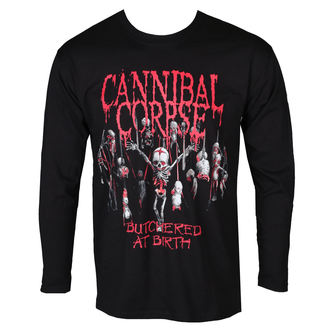 Herren Longsleeve Metal Cannibal Corpse - BUTCHERED AT BIRTH BABY - PLASTIC HEAD, PLASTIC HEAD, Cannibal Corpse