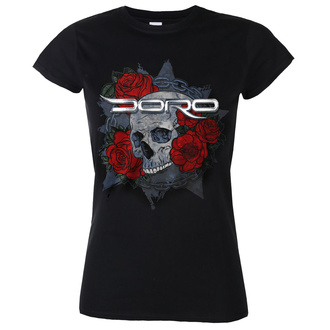 Damen T-Shirt Metal Doro - Skull & Roses - ART WORX, ART WORX, Doro