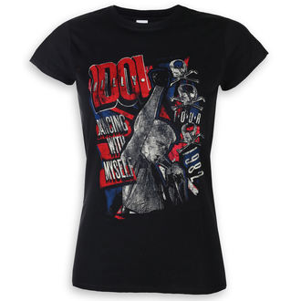 Damen T-Shirt Metal Billy Idol - Dancing With Myself - ROCK OFF, ROCK OFF, Billy Idol
