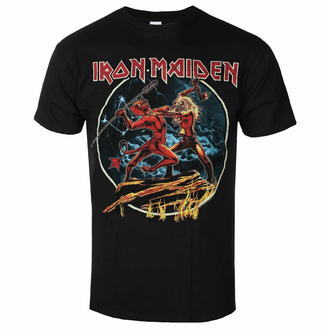 Herren-T-Shirt Iron Maiden - NOTB Run To The Hills - Schwarz - ROCK OFF, ROCK OFF, Iron Maiden