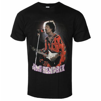 Herren T-Shirt Jimi Hendrix - Orange Caftan - SCHWARZ - ROCK OFF, ROCK OFF, Jimi Hendrix