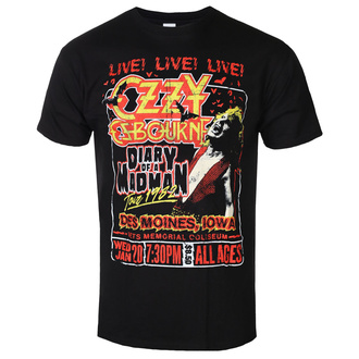 Herren T-Shirt Metal Ozzy Osbourne - Diary Of A Madman Tour - ROCK OFF, ROCK OFF, Ozzy Osbourne