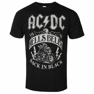 Herren-T-Shirt AC/DC - Hells Bells 1980 - schwarz - DRM13122600